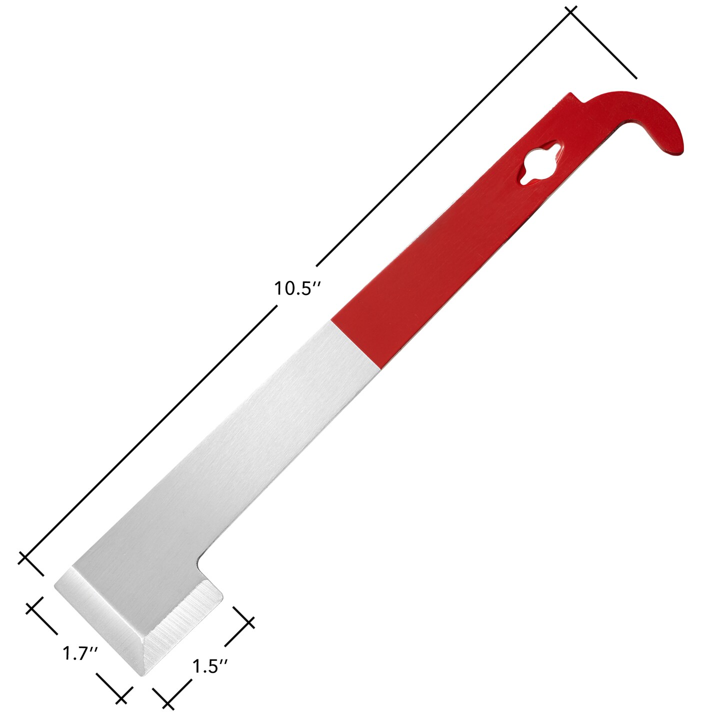 Honey Keeper 2-Pack Stainless Steel J Hook Bee Hive Tool, 10-1/2 inch Frame Lifter and Scraper, Beekeeping Equipment