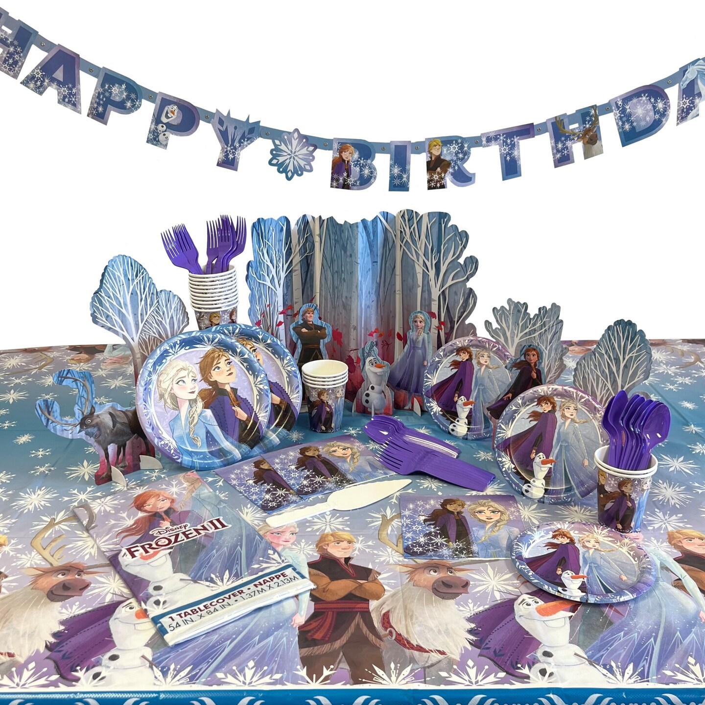 Frozen 2 Birthday Party Deluxe Kit for 8 or 16 Guests