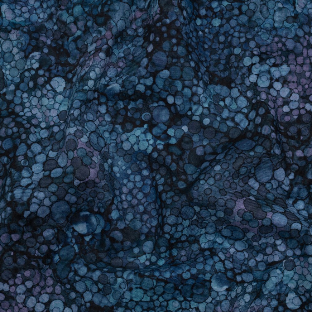 1 Yard Twilight Bubbles Wide Backing Quilting Cotton Fabric for Sewing and Crafts