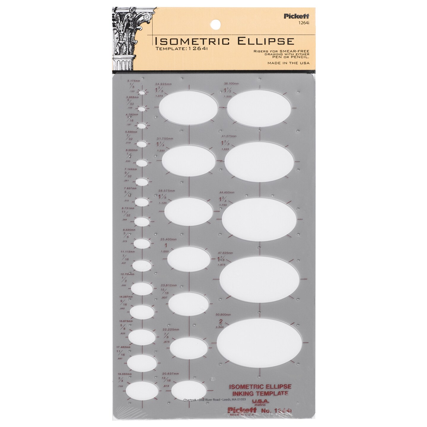 Pickett Isometric Ellipse Template Michaels
