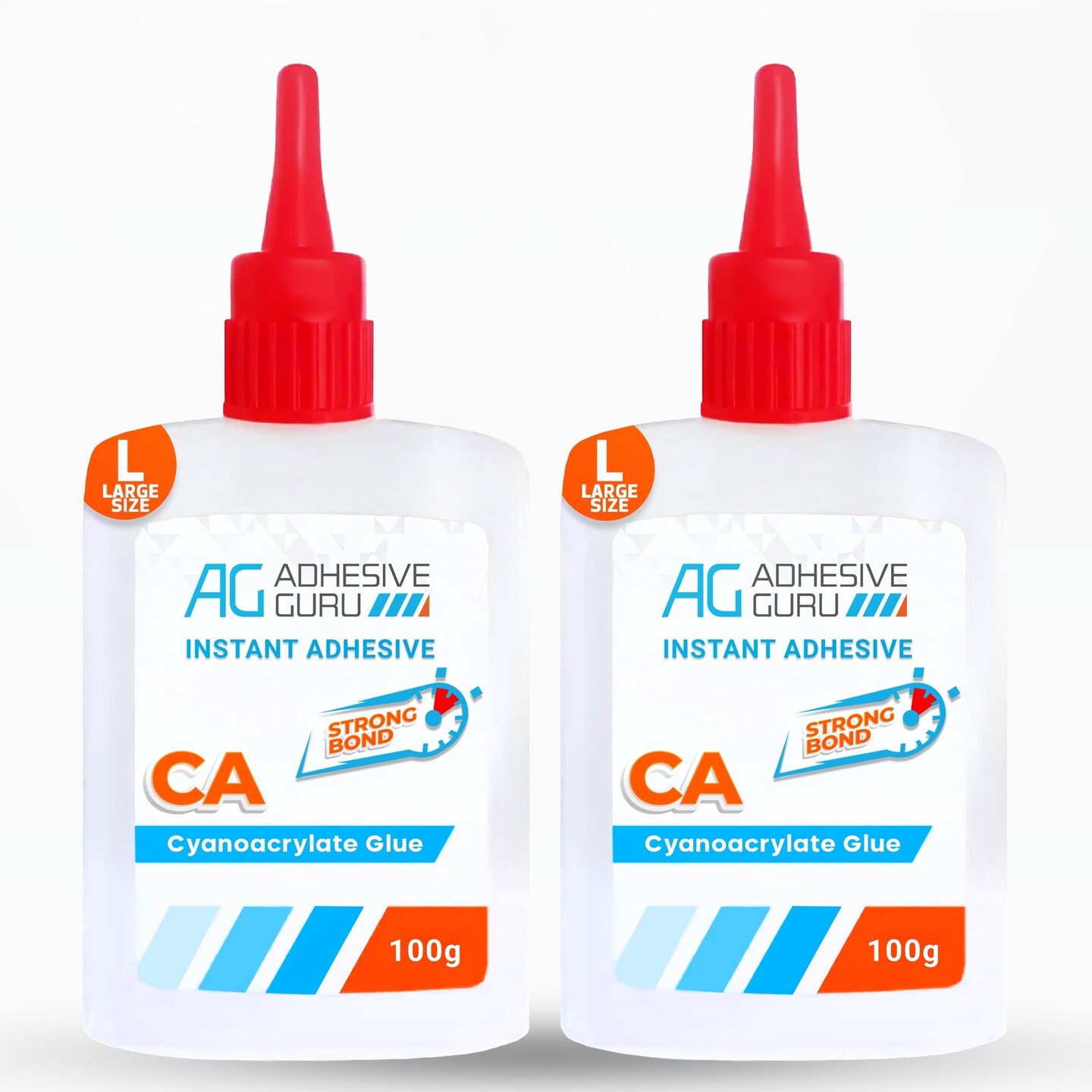 ADHESIVE GURU AG240G CA Glue 3.5 oz. Super Glue for Wood Working, DIY & Craft, Repairs, Multi-Purpose Clear Cyanoacrylate Adhesive