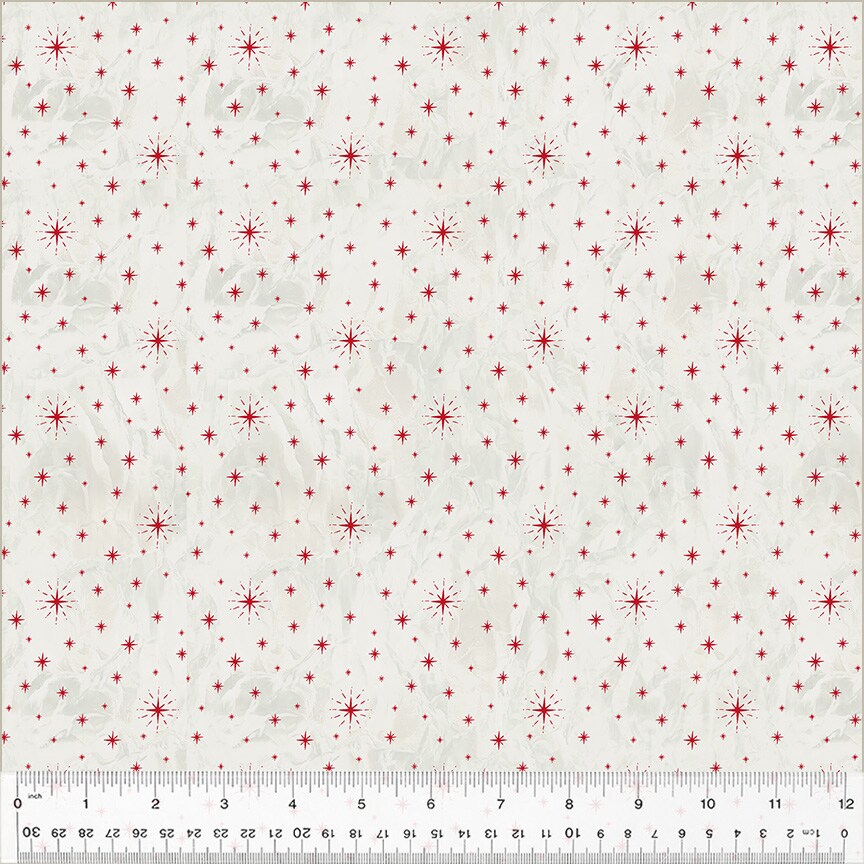 Twinkle Stars in Ivory (54494-1) | Jolly Christmas | Whistler Studios | Windham