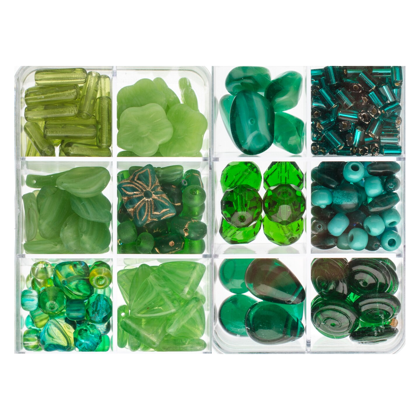 John Bead Mixed Czech Glass Beads Box, 200g