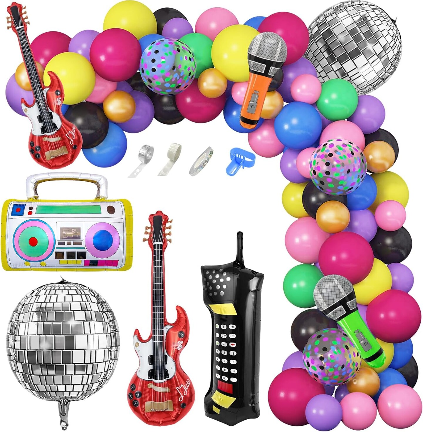 80s 90s Theme Party Decorations (Multi)