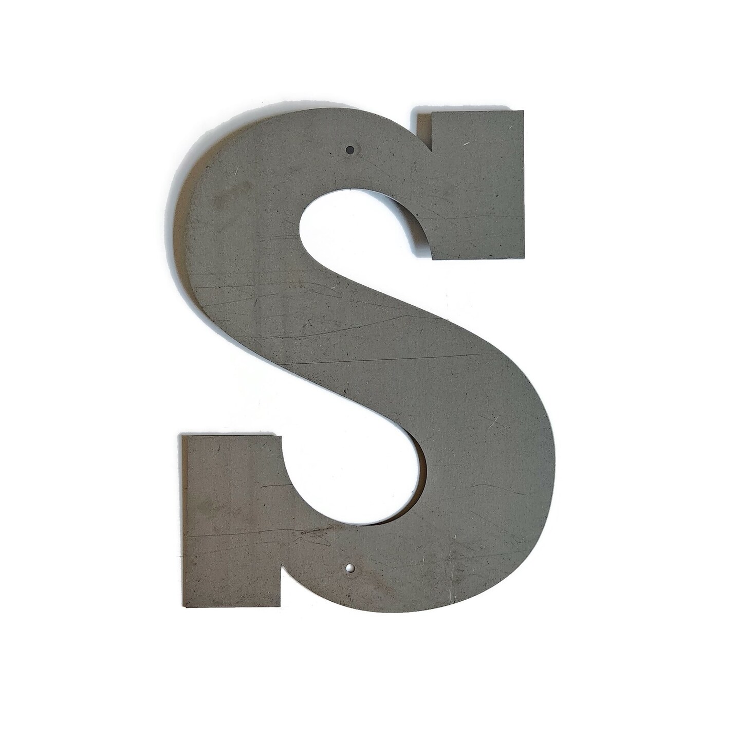 Metal Letters and Numbers Blocky Square Font 12