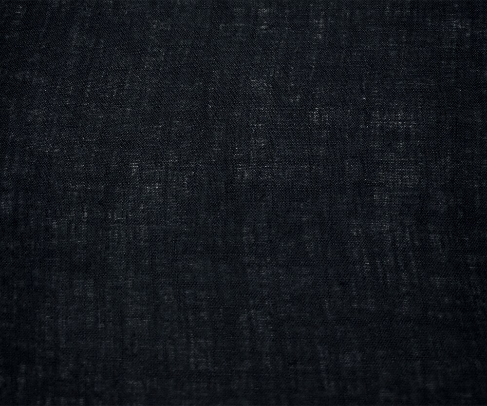 Deep Navy Washed Blue Semi-Sheer Solid Linen Woven Fabric By the Yard