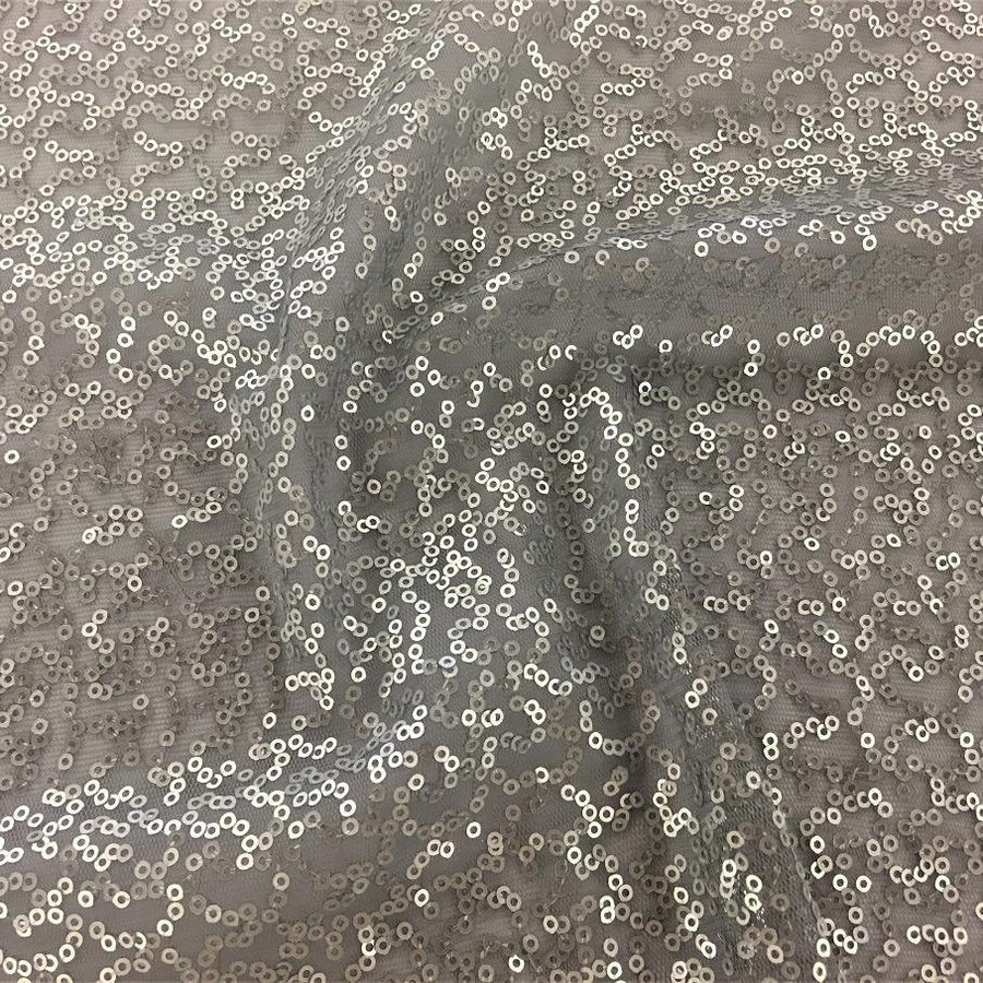 1 Yard Caviar Dreams Stretch Mesh Sequin Fabric Shimmer Lightweight 2 Way Stretch 55 inch Width