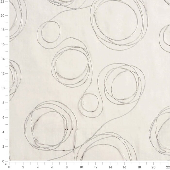 1 yard Platinum 100 Percent Polyester Performance Grade Sheer Fabric for Drapery and Upholstery