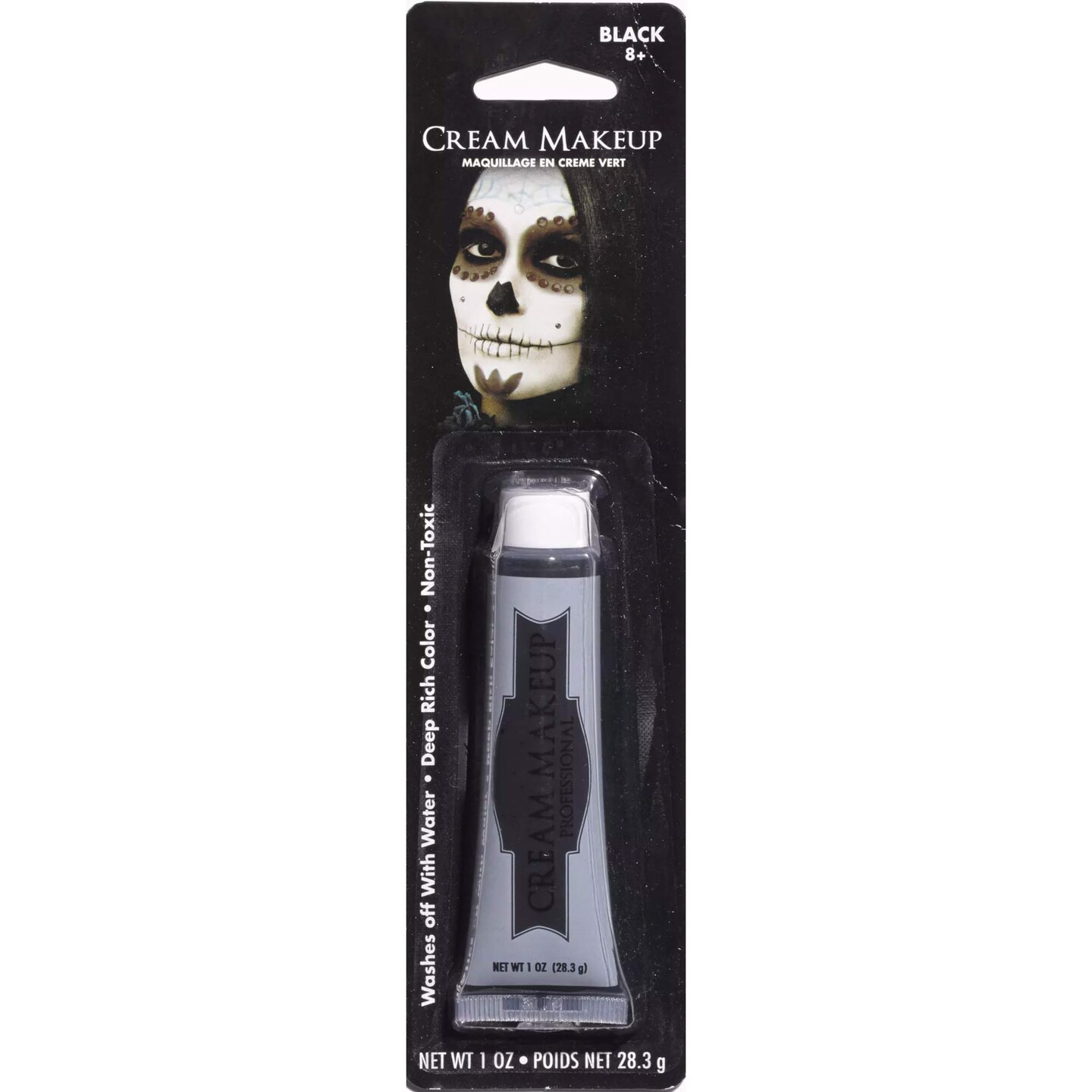 No Smear Black Makeup Smudge-Proof, Long-Lasting Black Face &#x26; Body Paint