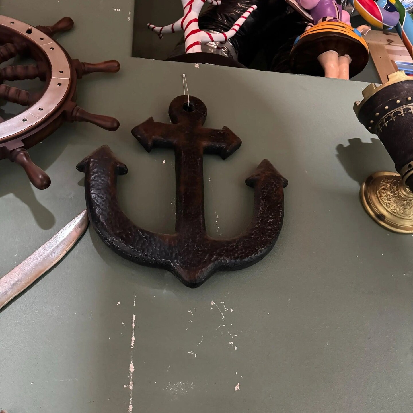 Anchor Life Size Statue