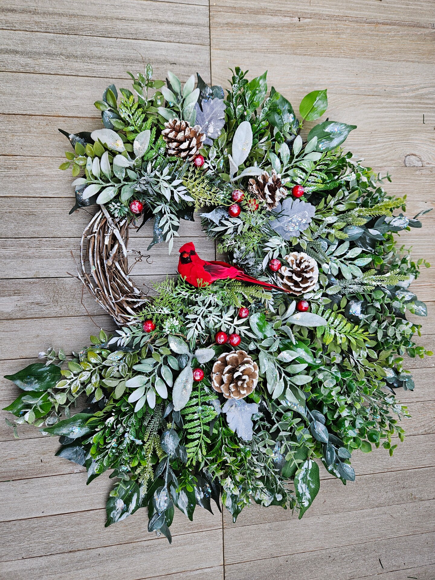 Christmas Wreath For Front Door Cardinals | MakerPlace by Michaels