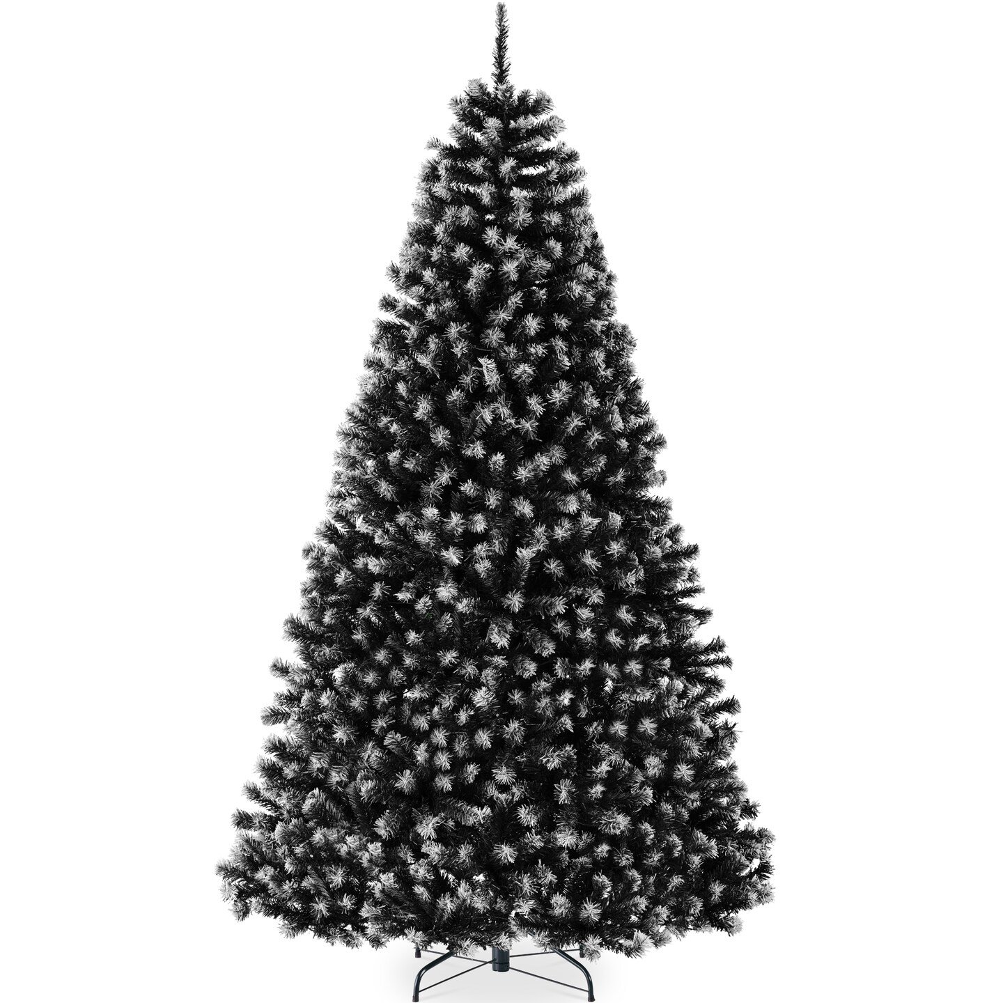 Best Choice Products Artificial Frosted Christmas Tree, Premium Unlit Spruce Design, Dense Branches &#x2013; Black Spruce&#x200B;