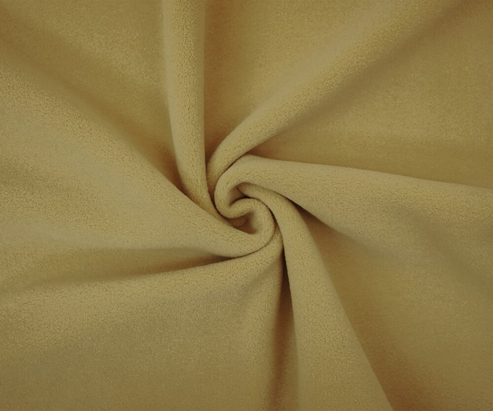 Beige Polyester Heavy Weight Polartec Wind Pro Knit Fabric By the Yard