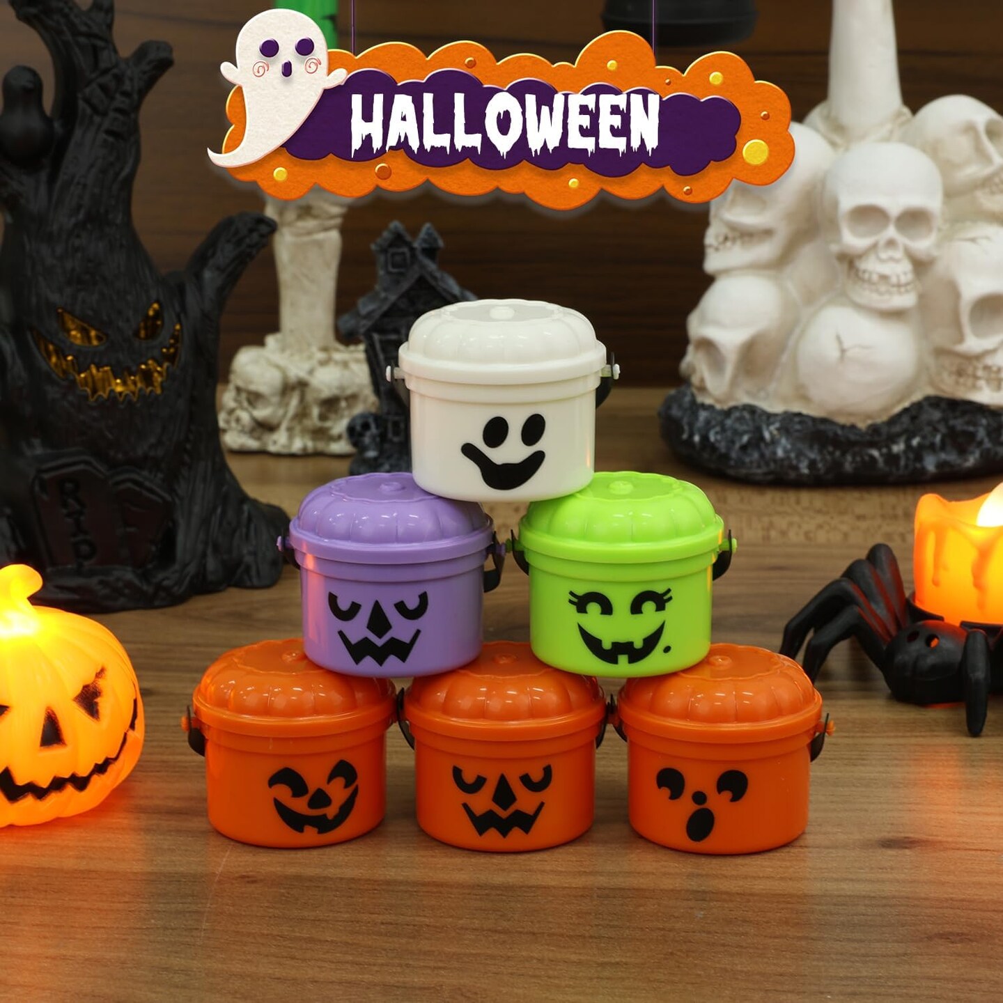 Mini Halloween Nostalgia Buckets (6pcs)