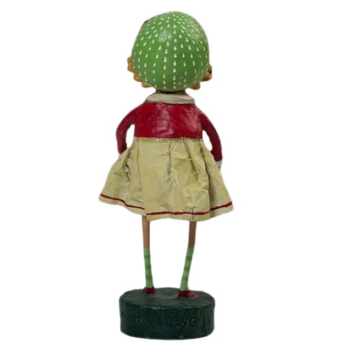 Lori Mitchell Christmas Caroler Holly Figurine