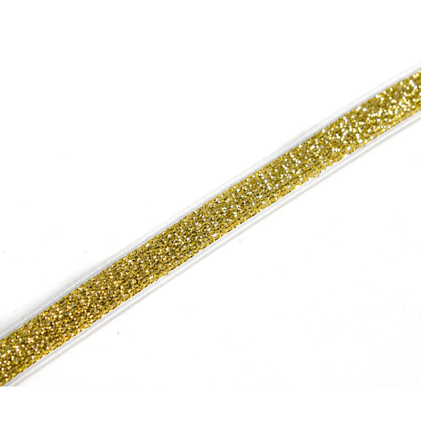 1 Yard Metallic Elastic Trim Sparkling Stretch DIY Craft Ribbon 0.38 inch Width