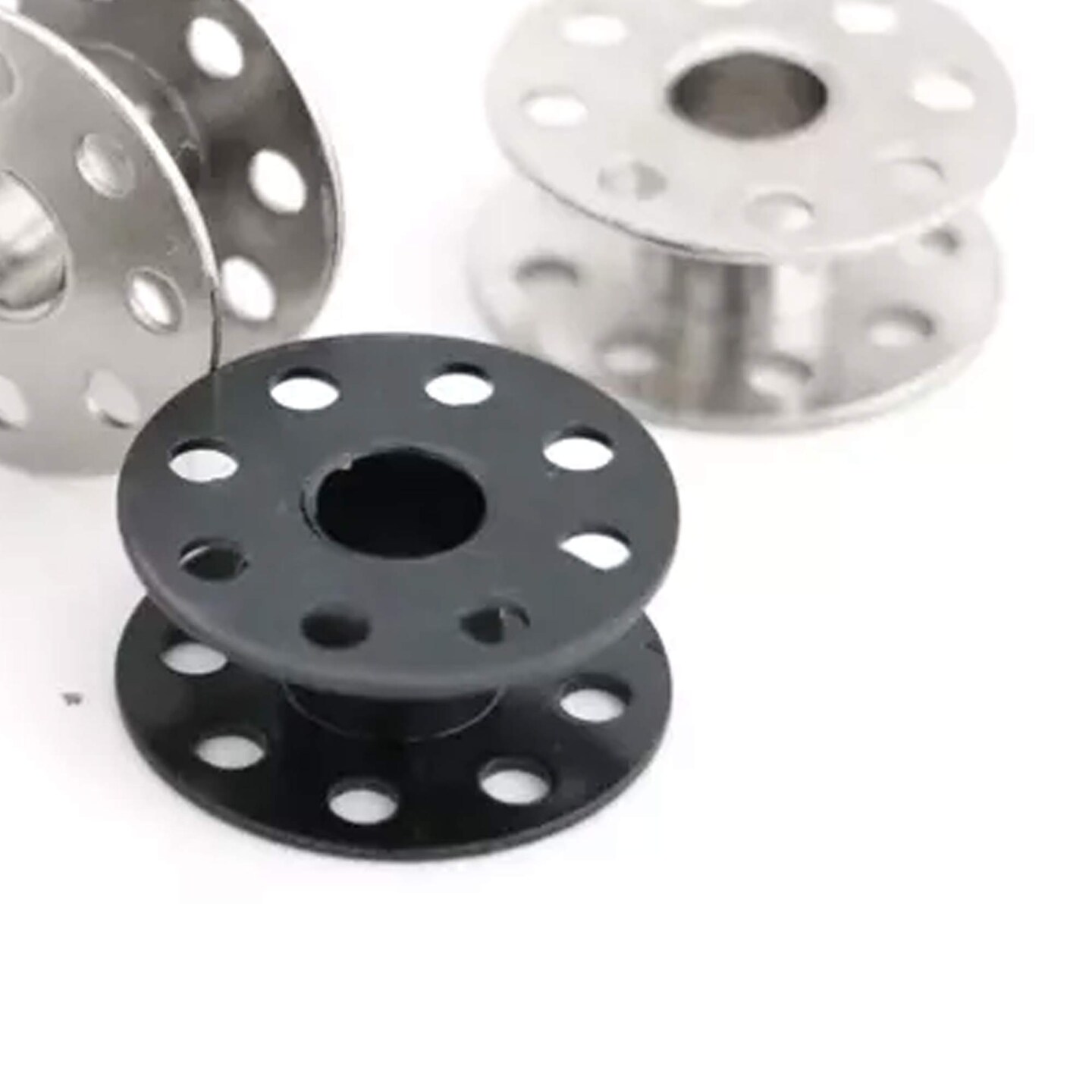 Metal Bobbins for Single Needle Industrial Sewing Machines #270010 Heavy Duty Steel Design