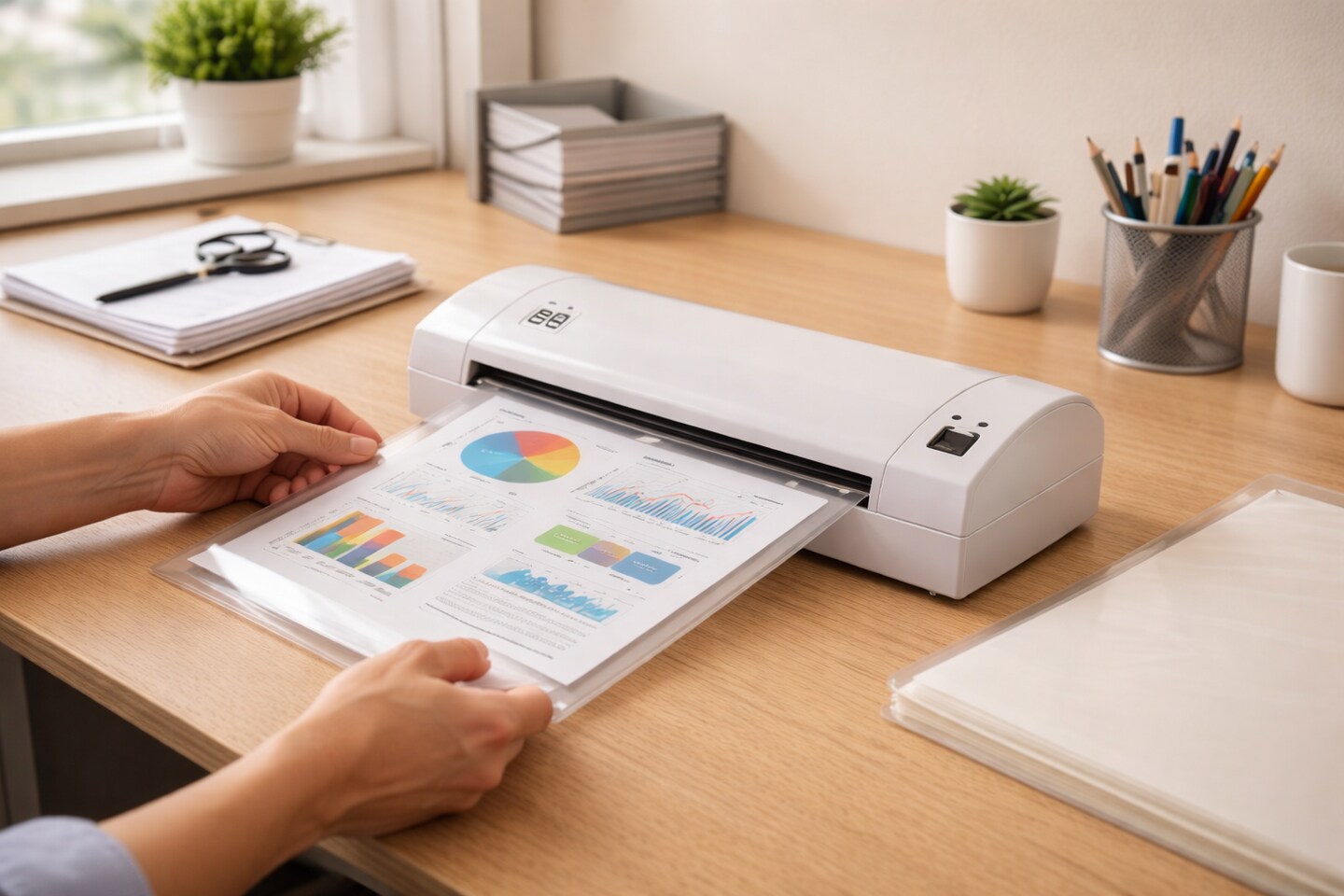 Laminating Sheets 5 Mil 9" x 12" – 100 Pack | Thermal Laminating Pouches for Letter Size Documents | School & Office Use