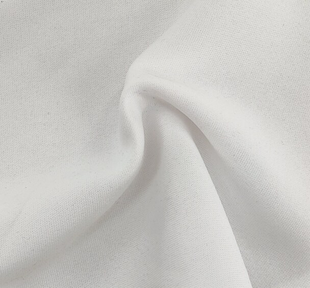 1 Yard Fleece Solid White Apparel Fabric 58/60 Inches Wide 100% Polyester