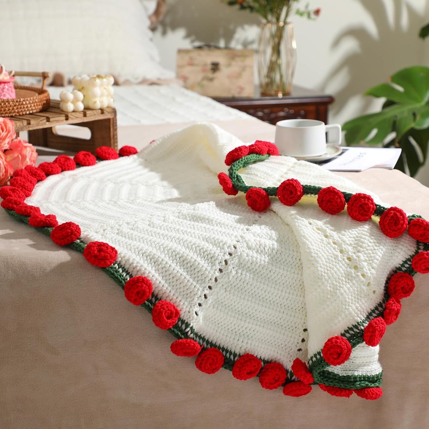 Flower Bouquet Blanket Crochet Kit