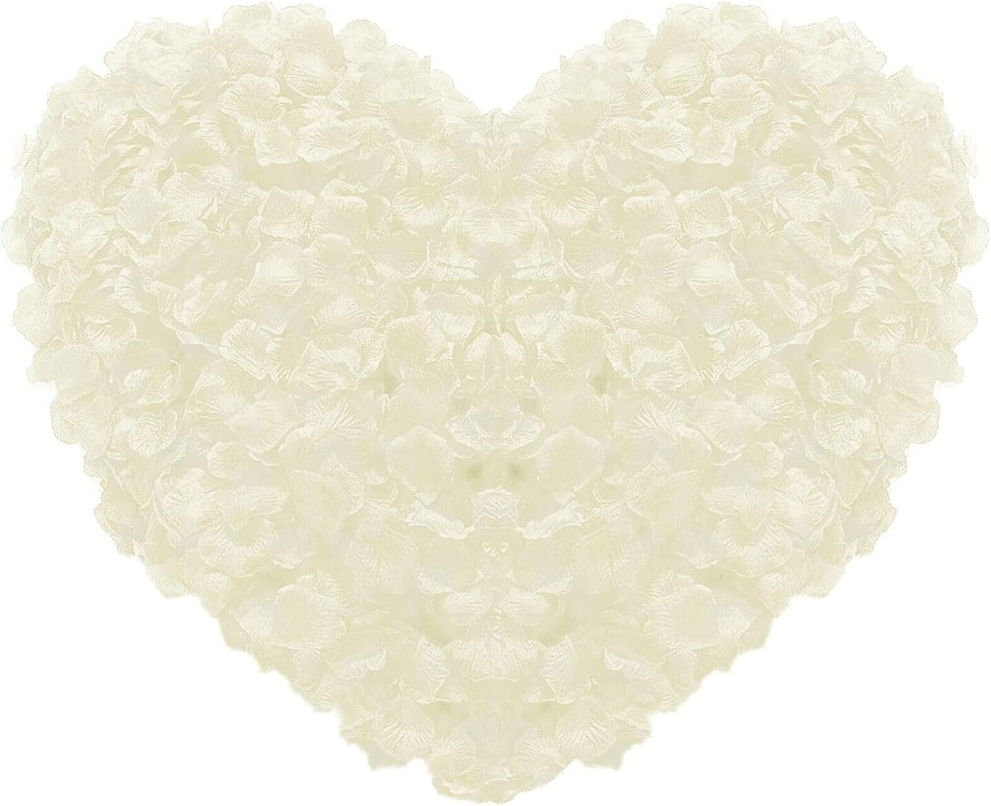 Ivory Rose Petals 3000pcs Reusable Silk Petals Flower Petals