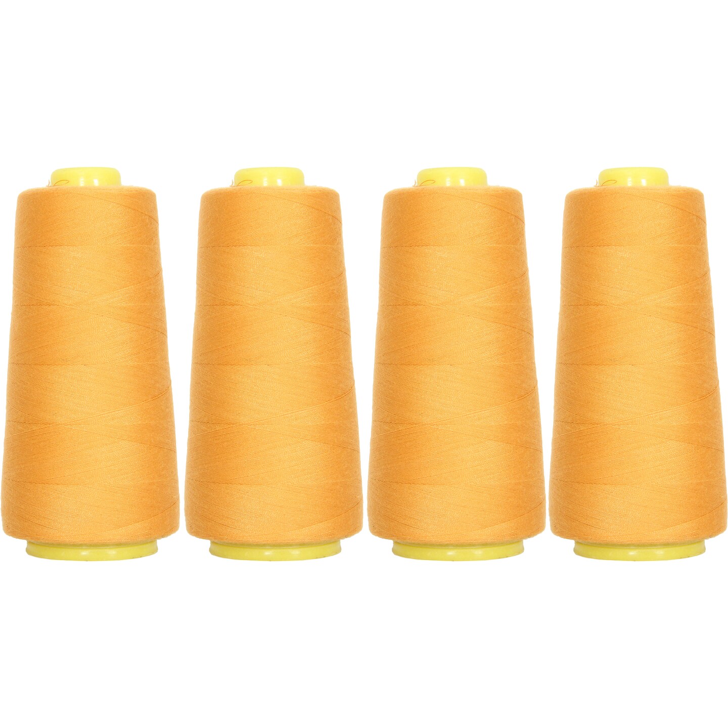 Threadart Polyester Serger Thread - 2750 yds 40/2 - 4 Cone Bundle Pack - 56 Colors Available -