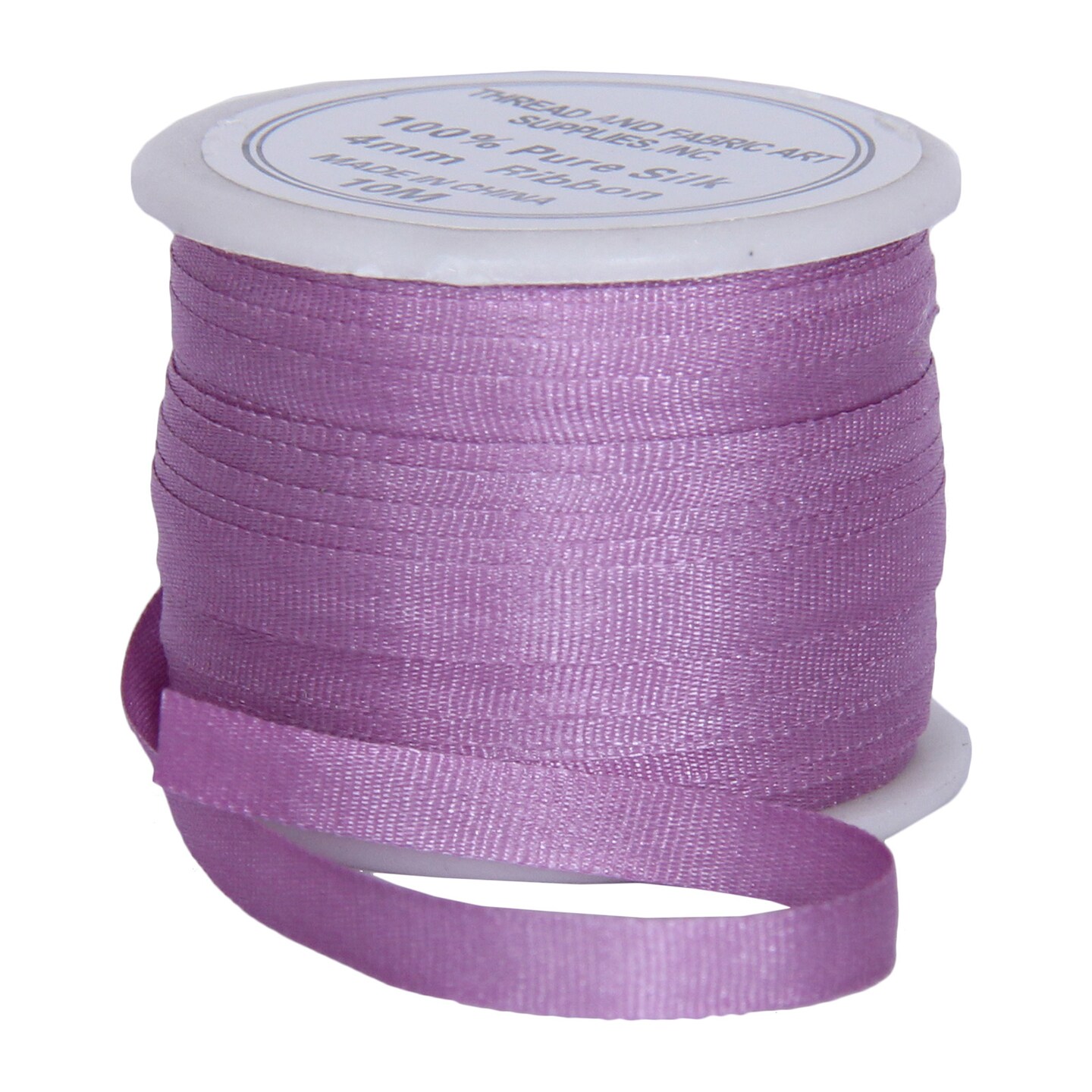 Threadart 100% Pure Silk Ribbon - 3 Widths 2MM, 4MM, 7MM - 50 Colors Available