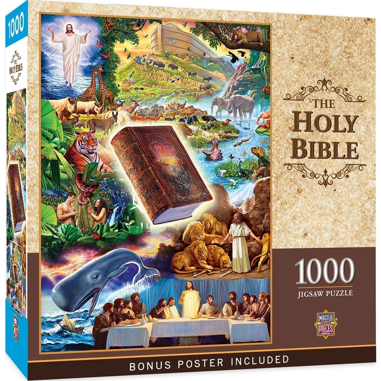 Masterpieces 1000 Piece Jigsaw Puzzle The Holy Bible 19.25X26.75 Eco-Friendly