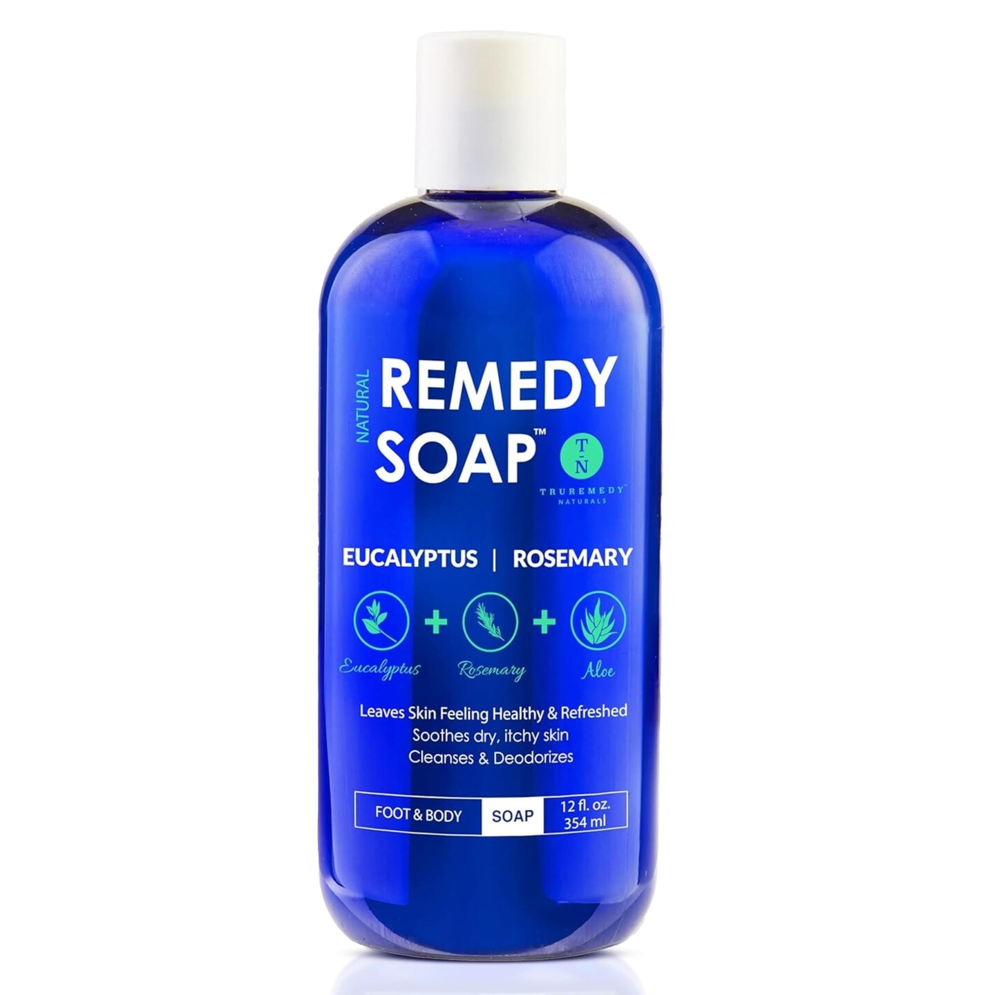 Eucalyptus Rosemary Body Wash - Hydrating and Soothing Shower Gel 12oz