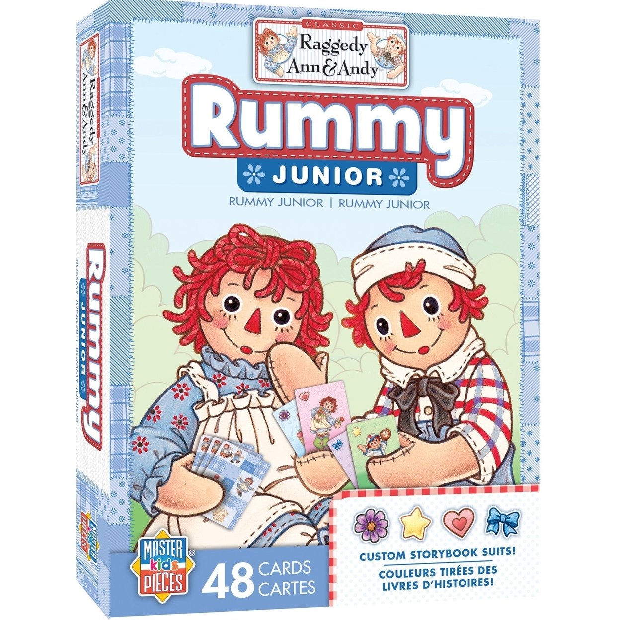 Raggedy Ann And Andy Rummy Junior Card Game 48 Illustrated Playing Cards Family Fun
