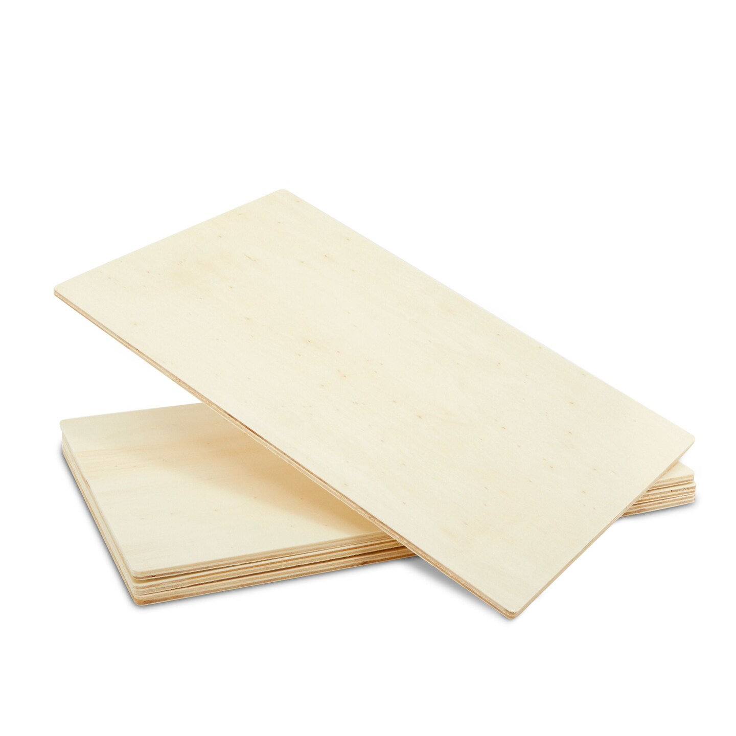 4 Pack Unfinished Rectangular Wood Slices, DIY Rectangle Wooden Boards for Crafts, Painting Signs (15.5 x 9.8 x 0.2 In)