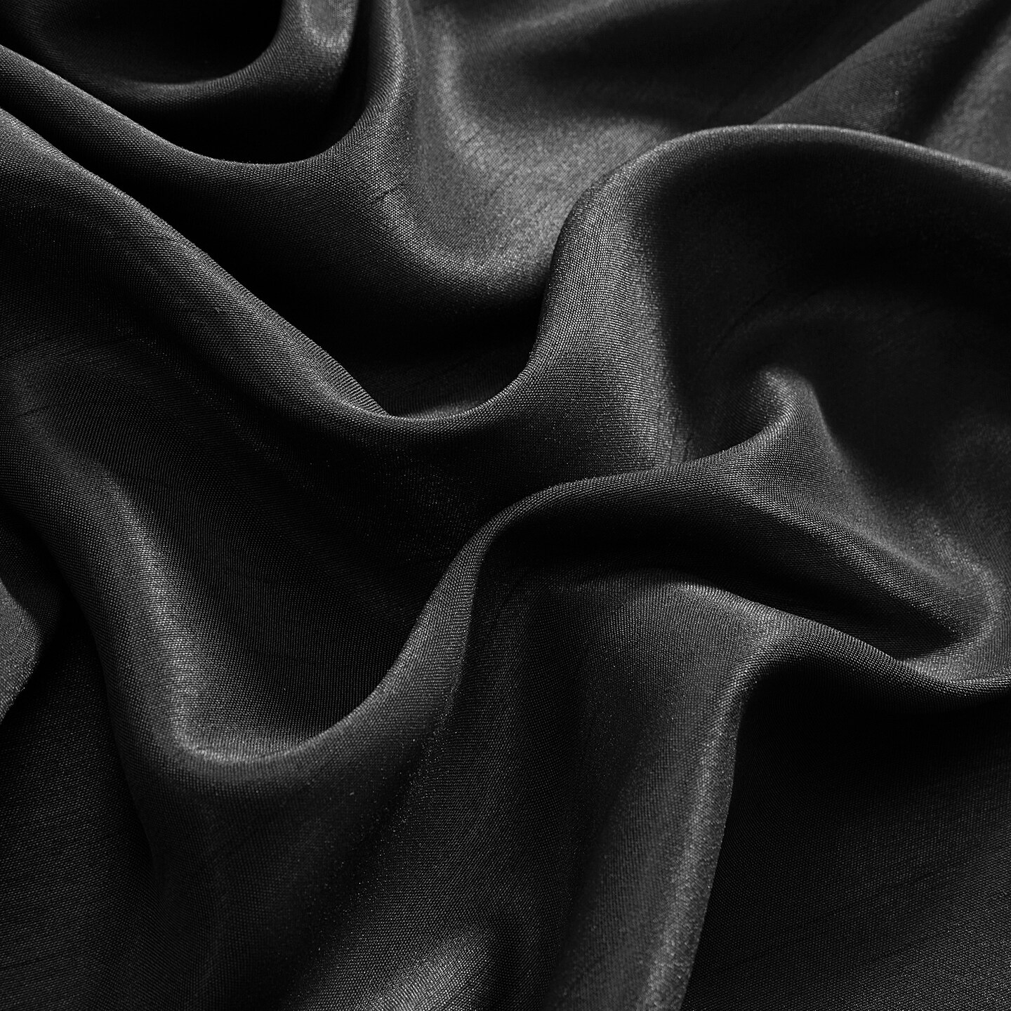 Threadmade Home All Seasons Blackout Window Curtain, Black - 52"W x 95"L