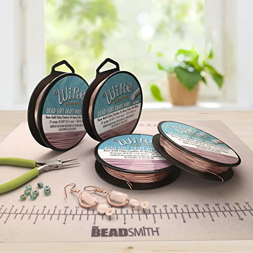 The Beadsmith Wire Elements Craft Wire – Tarnish Resistant, Soft Temper, Round