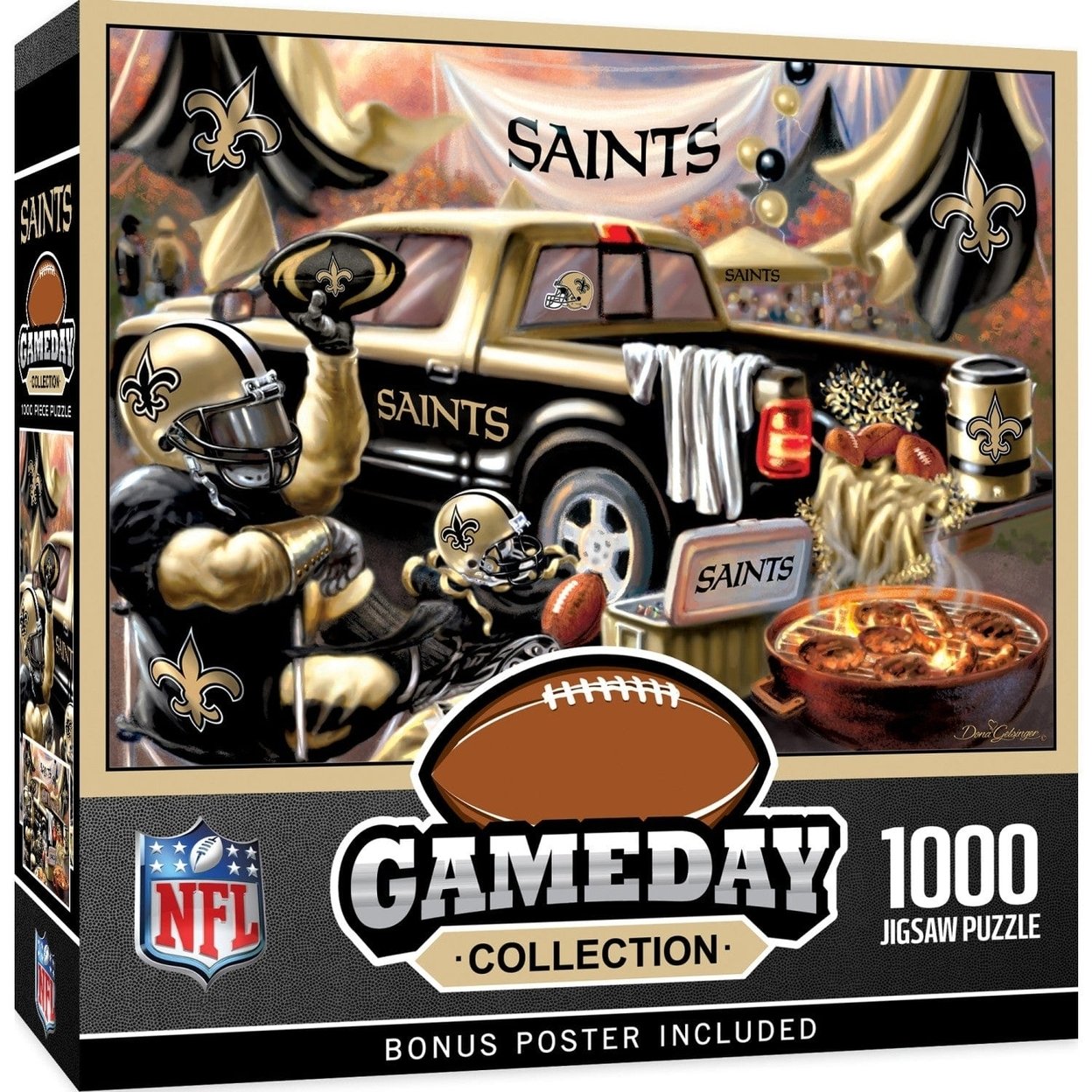 Orleans Saints - Gameday 1000 Piece Jigsaw Puzzle