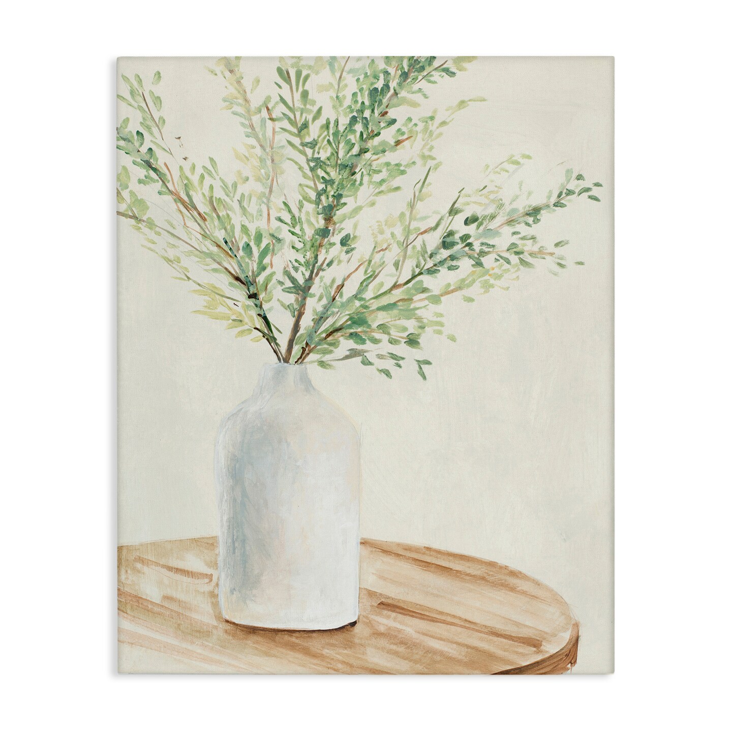 Stupell Industries Tranquil Botanical Still Life Canvas Wall Art