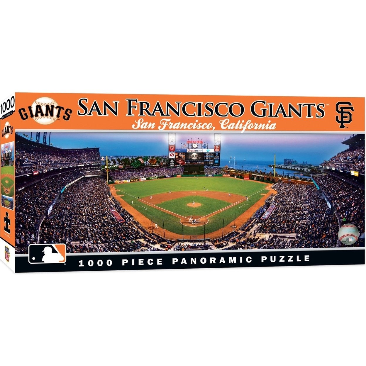San Francisco Giants 1000 Piece Jigsaw Puzzle Panoramic Atandt Park Recycled