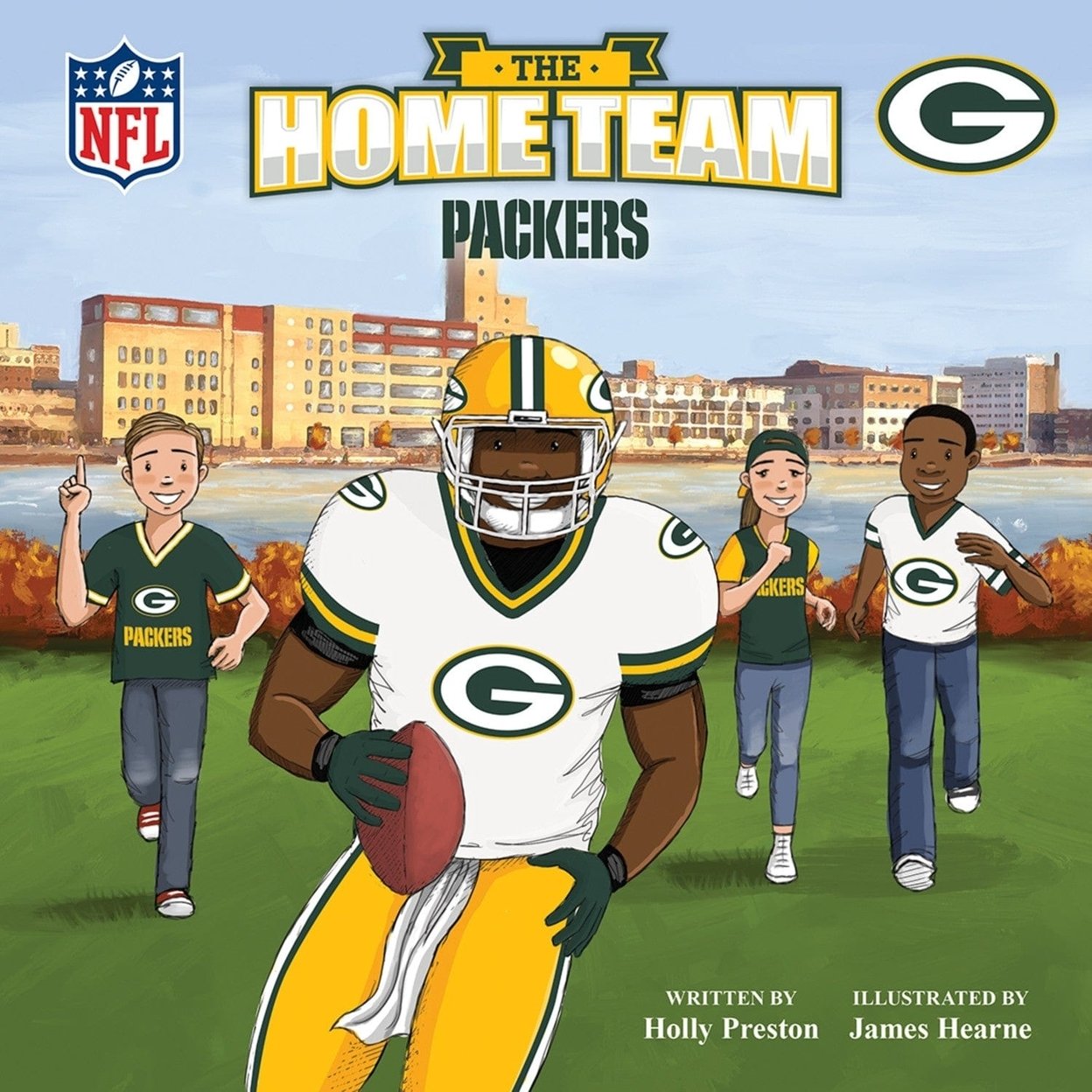 Green Bay Packers Home Team Childrens Book Football Story Illustrated Kids Book