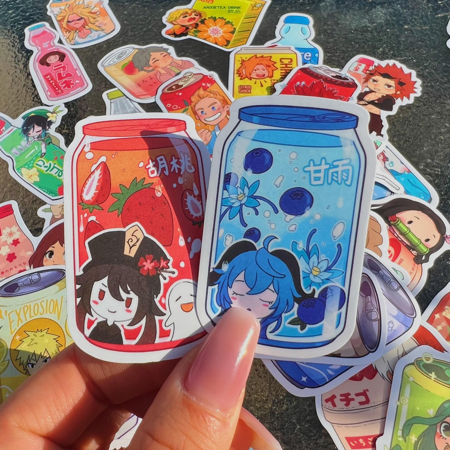 Stick It to Thirst: Anime Stickers That Transform Your Water Bottle