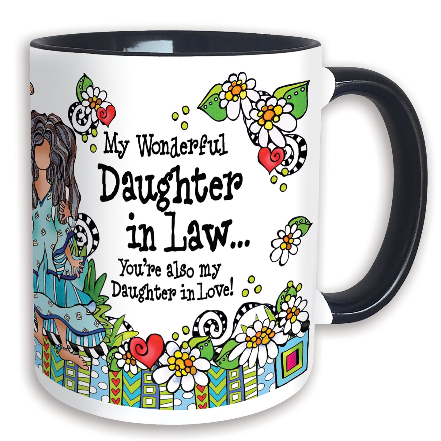 Collections Etc My Wonderful Daughter-In-Law In-Love Coffee Mug