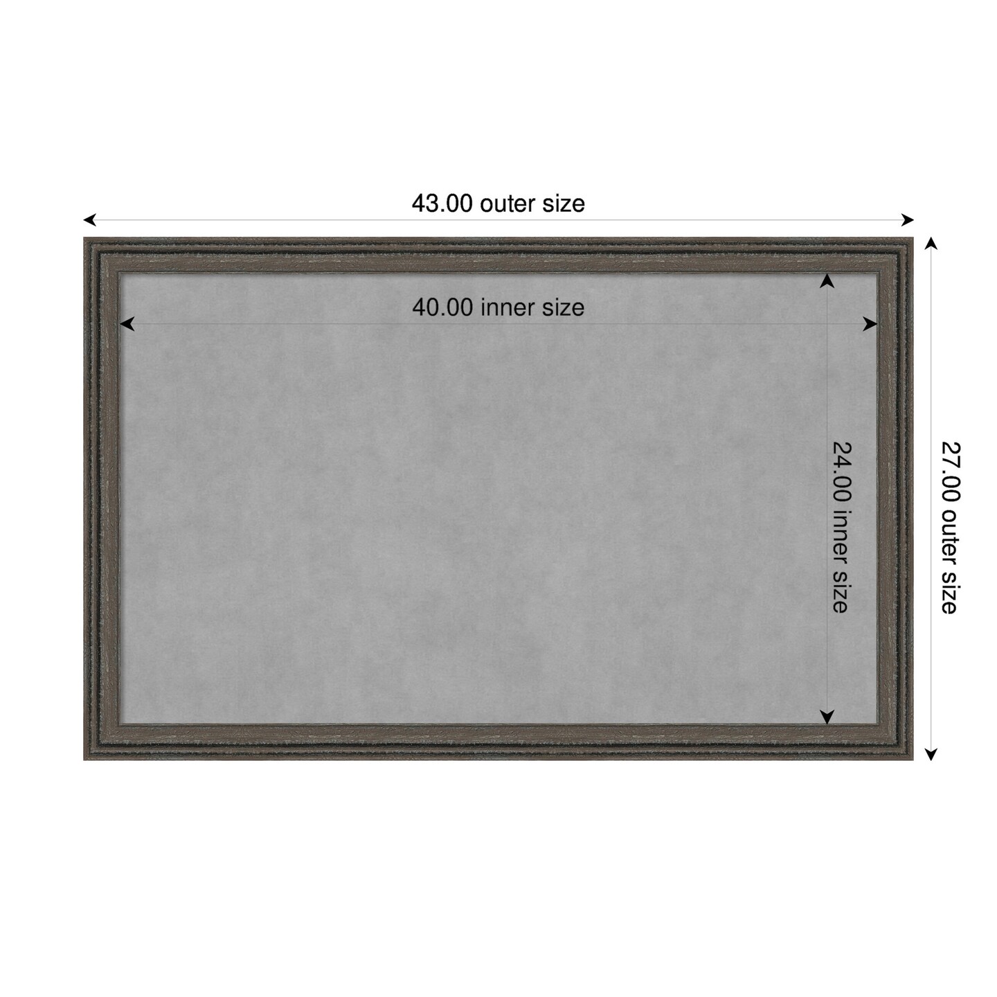 Upcycled Wood Framed Magnetic Board