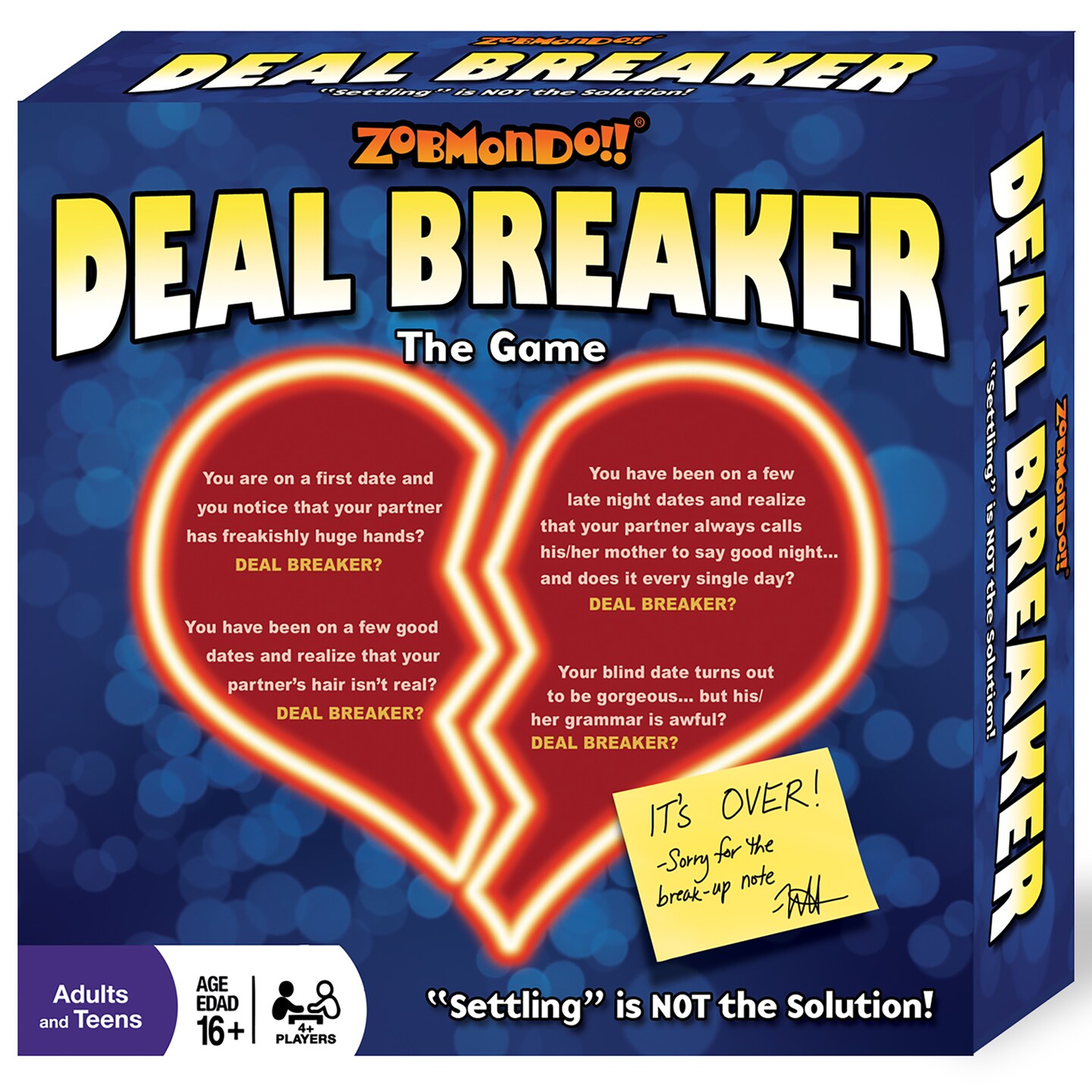 Deal Breaker Card Game by Zobmondo!! Adult party dating card game, adult games for game night and date night