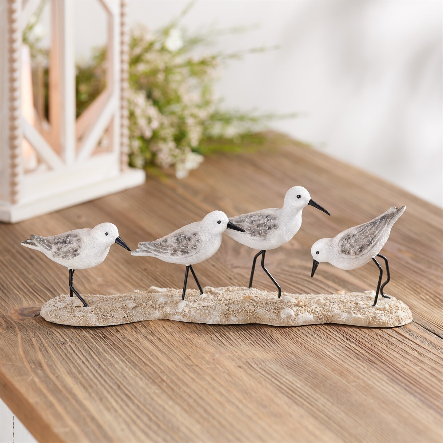 Melrose Sea Birds on Beach Figurine - 12&#x22; - Set of 2