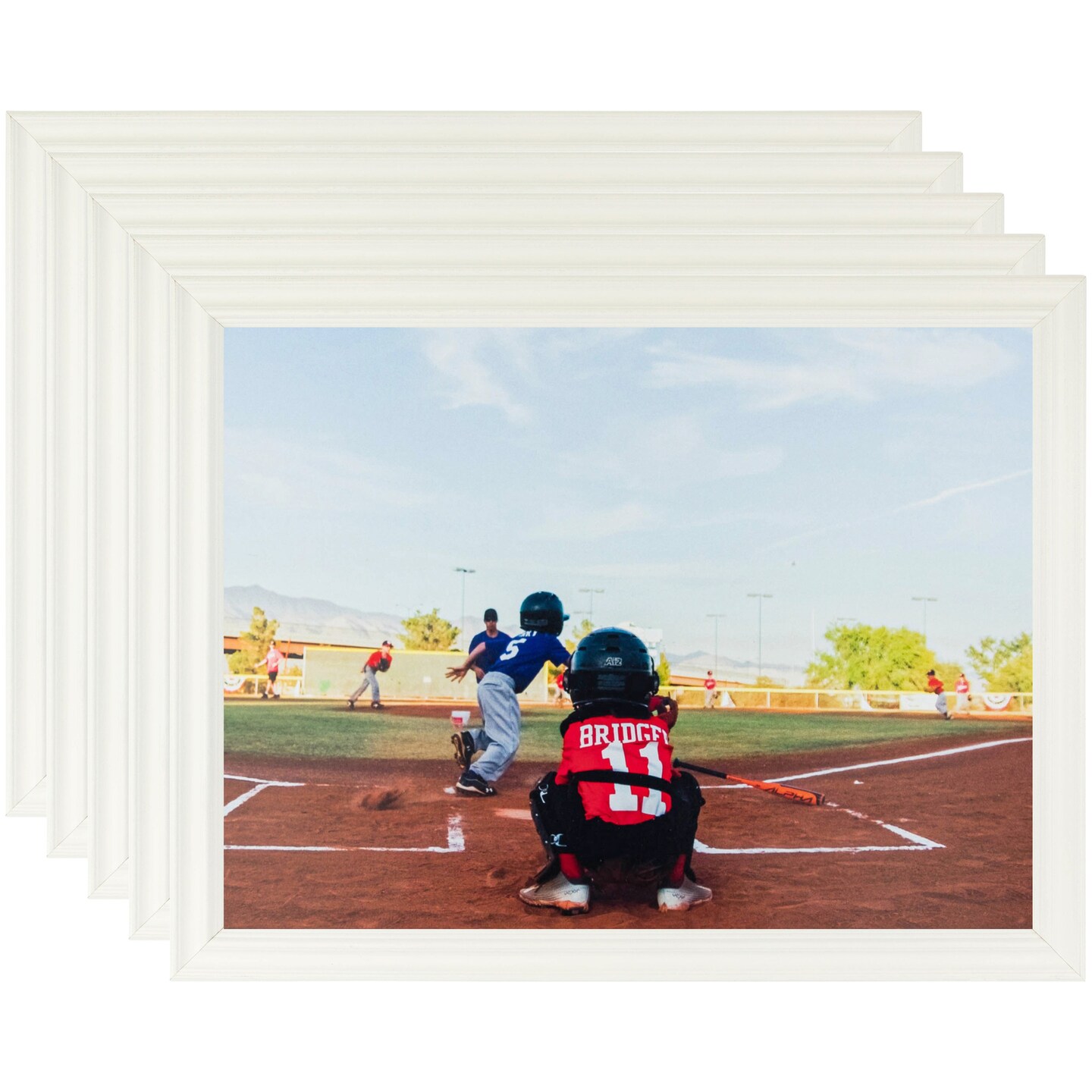 ArtToFrames 20x30 Inch Traditional Picture Frame, Multi Pack, Comes with Economy Acrylic (WOMPack-80-20x30)