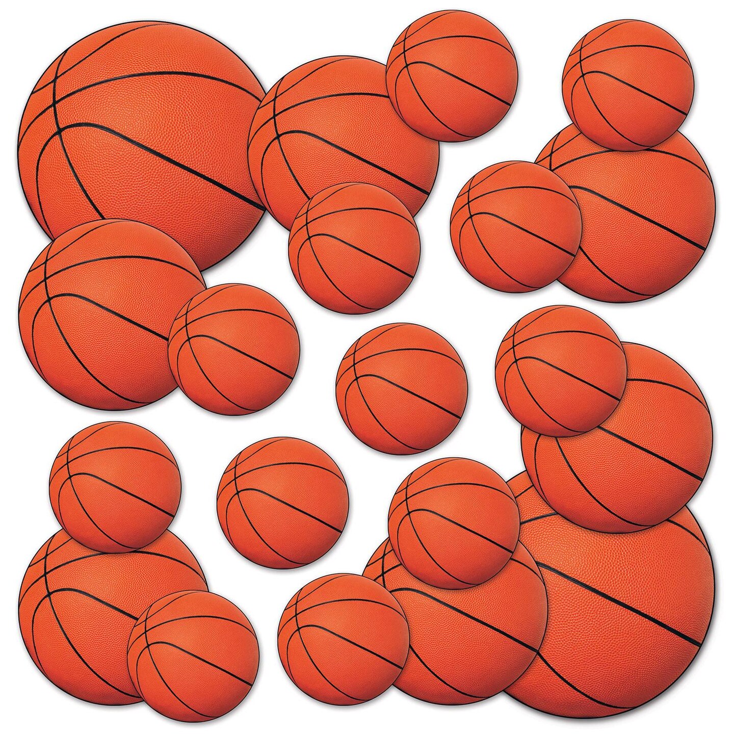 Beistle Basketball Party Cutouts (240 per Case)