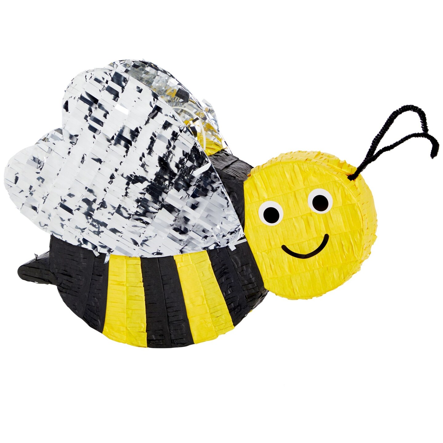 Bumble Bee Pinata for Baby Shower, Birthday Decorations, Gender Reveal Party Supplies (Small, 15.5 x 13 x 3 in)