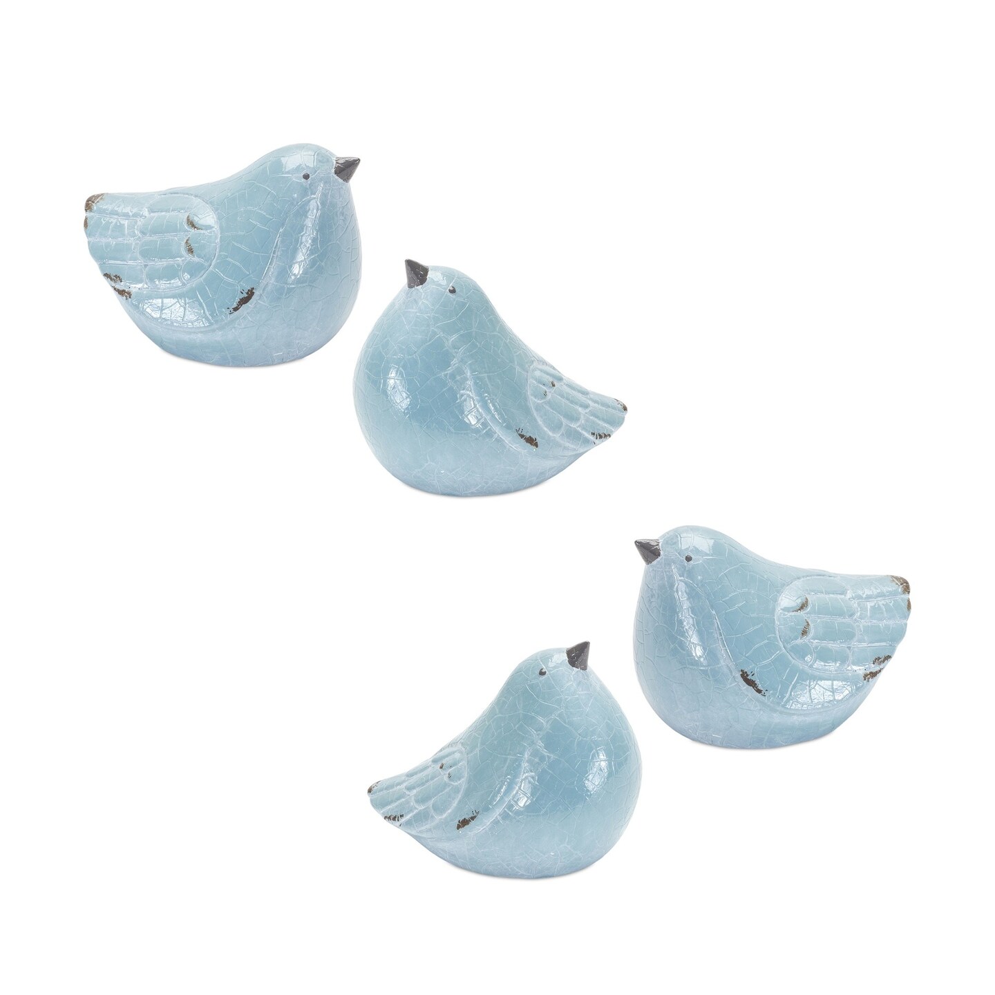 Melrose Set of 4 Bird Tabletop Figurines 5.25&#x22;