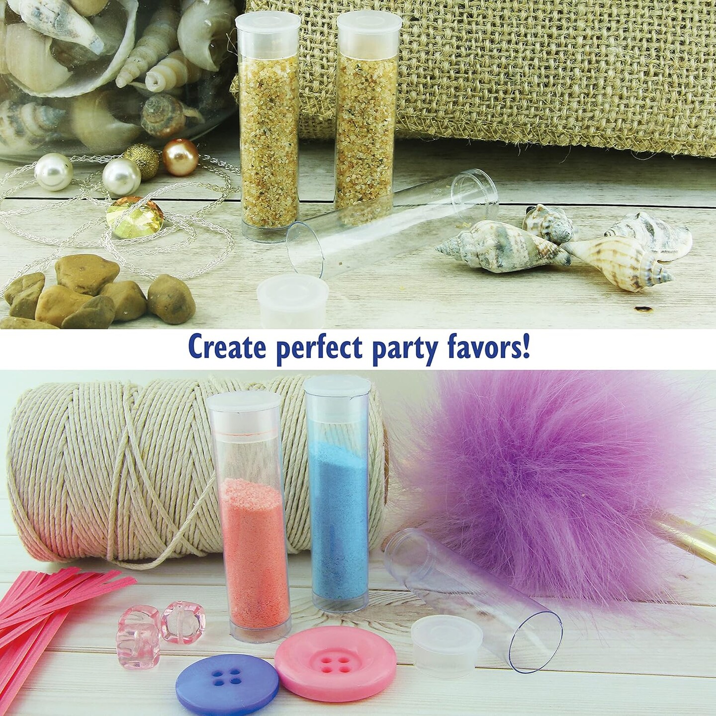 The Beadsmith Clear Plastic Tubes