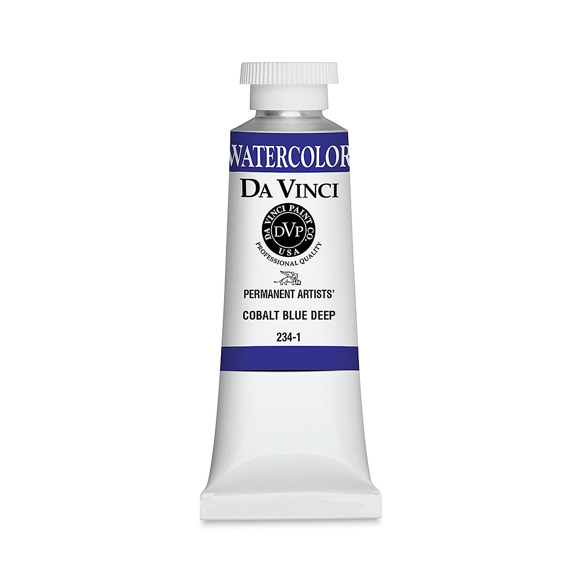 Da Vinci Artists' Permanent Watercolor - Cobalt Blue Deep, 37 ml tube