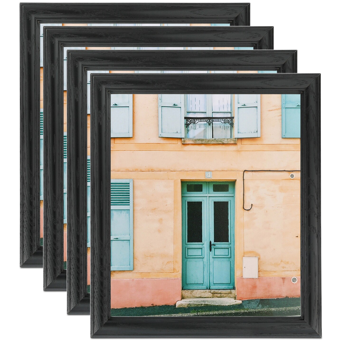 ArtToFrames 18x36 Inch Traditional Picture Frame, Multi Pack, Comes with Economy Acrylic (WOMPack-8-18x36)