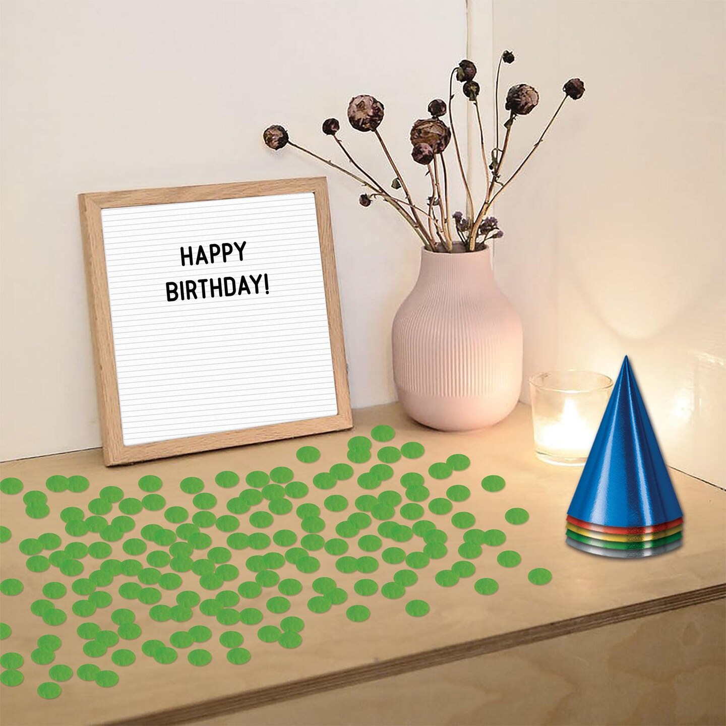 12 Pack Beistle Tissue Party Confetti - Green (8.8 Oz per Pack)